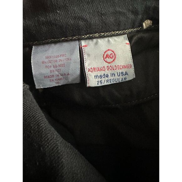 AG ADRIANO GOLDSCHMIED The Legend Dark Wash Flare Leg Jeans Size 25 - Picture 8 of 8